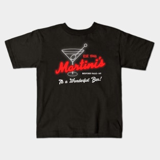 Martini's It's a Wonderful Bar! Kids T-Shirt